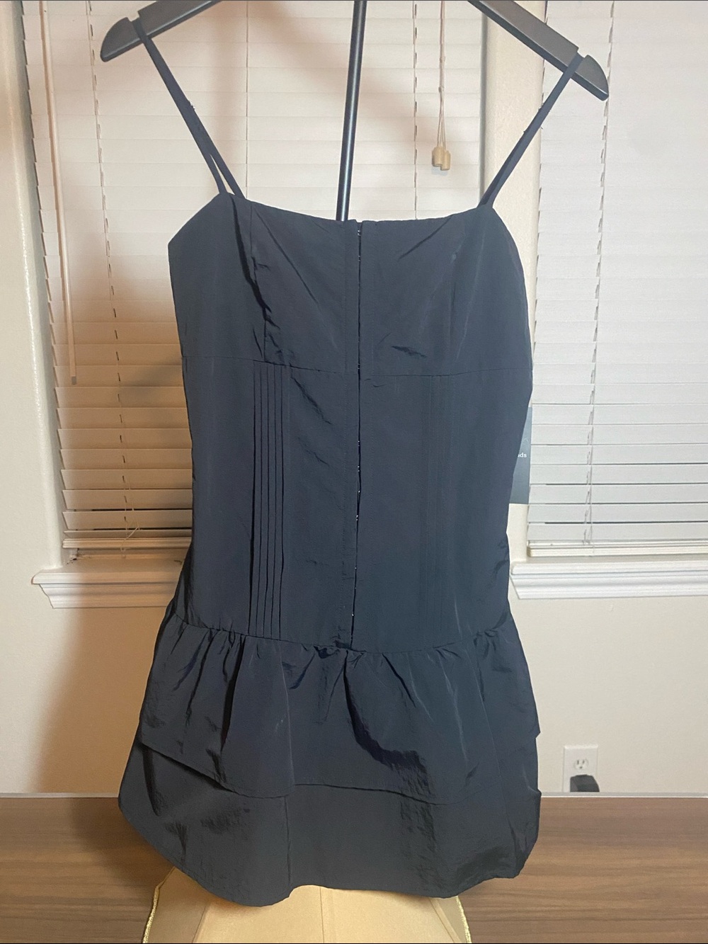 Mixed Threads Black Gothic Punk Mini Dress Size L. NWT